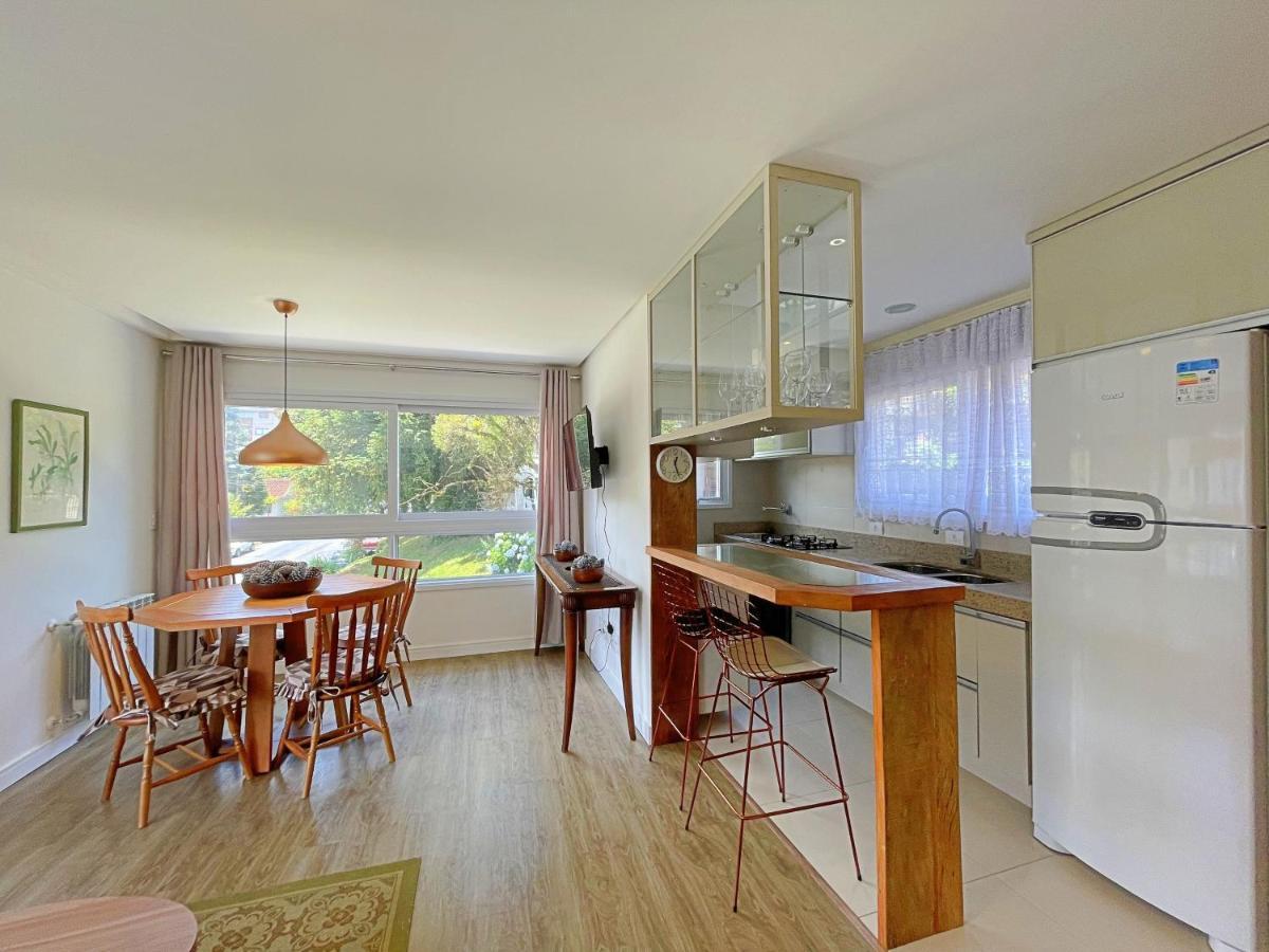 No Coracao De Gramado, A 350M Da Rua Coberta! Apartment ภายนอก รูปภาพ
