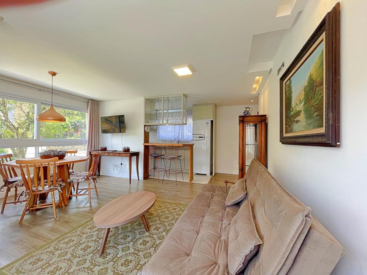 No Coracao De Gramado, A 350M Da Rua Coberta! Apartment ภายนอก รูปภาพ